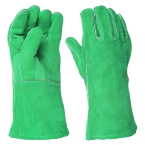 Gants de sécurité robustes en cuir de vachette pleine fleur, ignifuges, pour barbecues, soudeurs, protection industrielle - Product Image 3