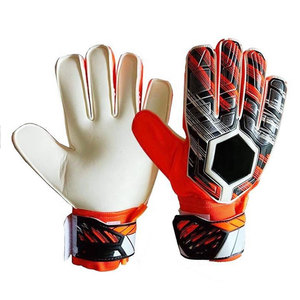 Gants de gardien de but de football, doigts entiers, matériau PU, paume antidérapante, respirants, sangle de poignet réglable, unisexe, professionnels, personnalisables - Product Image 4