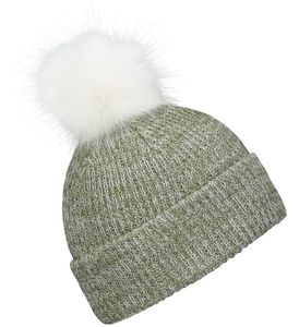 Wholesale Custom Grey Unisex Stripes Knit Cuffed <b>Beanies</b> Winter Cap Soft Warm <b>Beanie</b> Wool Blend Outdoor Sports Ear Protection - Product Image 5