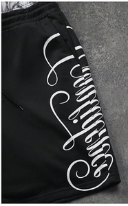 Men s Black Solid Color Cotton Bermuda Shorts Mid Waist Drawstring Casual Style with Pockets Breathable Fabric - Product Image 5