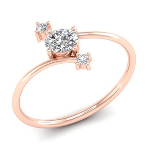 REYES Wholesale Price Oval Cut 0.4 Carat Moissanite <b>Rings</b> in <b>925</b> Sterling <b>Silver</b> Wedding Jewelry For Women Anniversary Gifts - Product Image 2