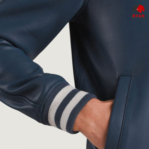 Veste en cuir personnalisée Ryan Pro Gear pour hommes, tissu confortable et respirant avec impression de logo personnalisé - Product Image 5