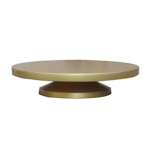 Table Decoration Cake Stand With Gold Finish Dessert & Cup Cake Display Pedestal For Wedding Birthday Party by Al-Falah <b>Craft</b> - Product Image 4