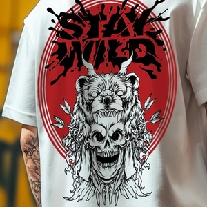 Fabricantes de Camisetas Personalizadas, Camiseta Extra Grande para Hombre, Camiseta con Cuello Redondo y Estampado Personalizado, Impresión Personalizada con el Logotipo de tu Propia Marca - Product Image 3