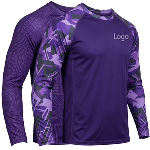 Camisa de Pesca con Protección UV UPF 35, 100% Poliéster, Impresión Frontal, Ligera, Secado Rápido, Transpirable, para Verano y Actividades al Aire Libre, Pedido al por Mayor - Product Image 1