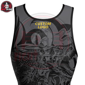 Nueva Llegada, Trajes de Lucha Ligeros de la Más Alta Calidad, Ropa de Artes Marciales de Spandex y Poliéster Estampado con Cuello Redondo - Product Image 6