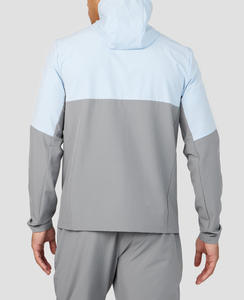 Vente flash : Survêtement coupe-vent personnalisé avec logo, imprimé hiver, séchage rapide, style streetwear, imperméable pour hommes, fabriqué au Pakistan - Product Image 2