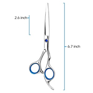 Tijeras de Barbero Profesionales de Último Diseño, Rectas, Ligeras, No Plegables, de 6 Pulgadas, de Acero Inoxidable Afilado, Personalizadas - Product Image 5