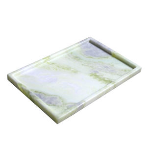 Bandejas Decorativas de Lujo con Diseño de Conchas de Ónix Natural, Acabado Superficial Antiguo, para Cocina y Sala de Estar - Product Image 1