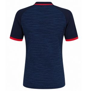 Maillot de rugby sublimé bleu marine pour femme, à manches courtes, uniforme d'équipe, tenue de sport, vêtements d'entraînement - Product Image 2