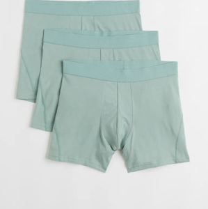 Boxers mi-hauts pour hommes, 100 % coton, personnalisables avec logo, tricotés, séchage rapide, respirants, qualité supérieure – Nouveauté très demandée - Product Image 3