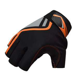 Fashionable Breathable Leather Gym <b>Gloves</b> <b>with</b> Non-Slip Moisture Wicking for Outdoor Sports Weight Lifting - Product Image 3