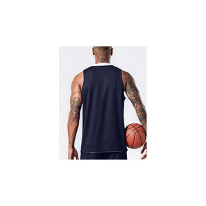 Ensemble de maillot et short de basket-ball réversible pour hommes, en maille respirante et anti-humidité - Product Image 4