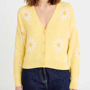 Pull-over chic et respirant à col en V et manches lanternes pour femme, coupe oversize tendance avec manches bouffantes - Product Image 3