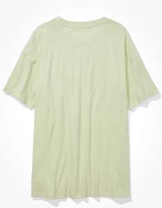 T-shirt en coton vert clair uni pour femme, coupe décontractée, manches courtes, printemps, écologique, respirant, séchage rapide - Product Image 4