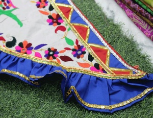 Boho cortina colorida puerta colgante indio Toran hecho a mano puerta cenefa ventana Decoración - Product Image 5