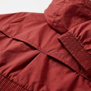 Latest Arrival Men's Crimson Hooded Windbreaker <b>Jacket</b> Ultra Light Full Zip Outdoor <b>Travel</b> Street Style Protective Coat - Product Image 4