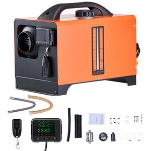 Chauffage d'appoint diesel 8 kW DC12 24V à chauffage rapide avec télécommande et écran numérique couleur carré pour camping-car, profil bas - Product Image 1