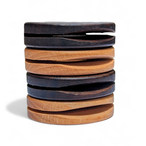 Clip de scellage créatif en bois d'acacia pour café, collations et sachets de thé, fait main, forme de beignet mignon, pour la cuisine, à bas prix - Product Image 6