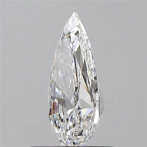 เพชรทรงลูกแพร์ธรรมชาติ รับรองโดย GIA น้ำหนัก 1.01 กะรัต สี E คุณภาพการเจียระไนเยี่ยม ขายส่งคุณภาพสูงสำหรับเครื่องประดับเพชร - Product Image 1