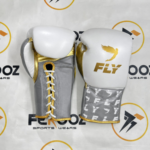 Professional Trending Fly New Muay Thai Boxing <b>Gloves</b> LaceUp Breathable for Adults KIcking Boxing <b>Gloves</b> Custom Made - Product Image 3