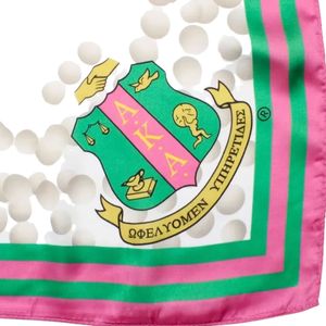 White Pink Green Pearl Print Square <b>Scarf</b> Women Fashion Satin <b>Neck</b> <b>Scarf</b> Elegant Head Wrap Accessory Gift Casual Wear for Ladies - Product Image 1
