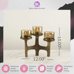เชิงเทียนทีไลท์ทำจากโลหะอะลูมิเนียม - Product Image 5