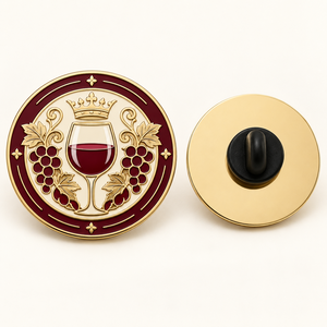 Pins Personalizados para Solapa de Club de Golf, Insignias Esmaltadas con Acabado Dorado para Coleccionistas de Miembros, Fabricante OEM - Product Image 3