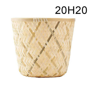 Pot de Jardinière en Panier de Rotin Naturel Fait à la Main en Bambou Vente en Gros Pot de Jardinière en Bambou Grand Style de Panier Tissé Prix Très Bon Marché - Product Image 5