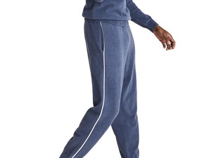 Wholesale Rapid Sports Men's Mid Waist Drawstring Closure Waterproof Quick Dry Canvas Polyester/Cotton Fleece <b>Lined</b> Sweatpants 2 - Product Image 2