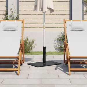 Pieds réglables, base en fer de 33,1 lb pour parasols de patio, support de parasol en acier gris foncé - Product Image 3