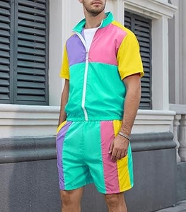 Conjunto de Chaqueta Cortavientos con Capucha para Hombre, Transpirable, Ecológico, de Secado Rápido, Largo Regular, Ropa de Calle para Exteriores - Product Image 3