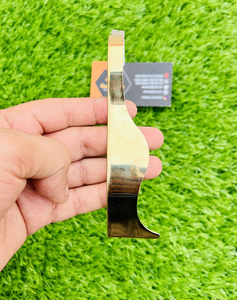 Cuchillas de un solo filo Hop Selling Barber Curved Wenzy Wave de acero inoxidable con acabado pulido, ligeras, profesionales y seguras. - Product Image 1