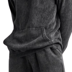 Ensemble de survêtement en coton à logo brodé, qualité supérieure, pour la gym et l'entraînement - Product Image 2