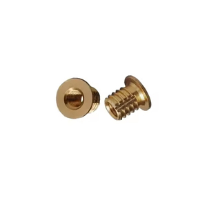 Insertos de tornillo con cabeza de latón y acabado resistente a la corrosión para una instalación segura a precio de fábrica - Product Image 3