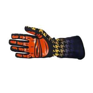 2026 Custom Auto <b>Car</b> Racing Gloves Breathable High Quality Leather Five Fingers Unisex Touch Screen Karting Gloves Abrasion - Product Image 3