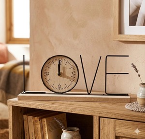 Eye Catching Home <b>Table</b> <b>Clock</b> Decorative Timepiece For Living Room And Console <b>Table</b> Styling Interior Decor <b>Clock</b> From India - Product Image 5