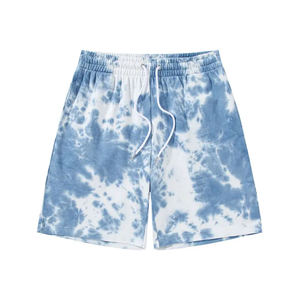 Custom <b>Men's</b> Tie Dye <b>Lounge</b> <b>Shorts</b> Soft Cotton Drawstring Casual Relaxed Fit Summer Clothing Wholesale Eco-Friendly Breathable - Product Image 1