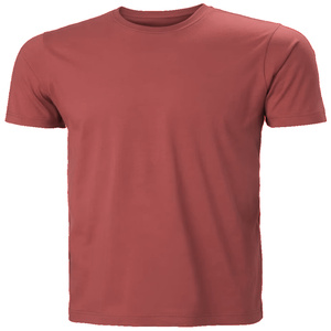 Camiseta de Manga Corta de Algodón Lisa Informal para Mujer, Cómoda para Uso Diario, Cuello Básico, Color Sólido, Ecológica, de Secado Rápido - Product Image 1