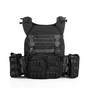 Tactical-Style Quick-Release Outdoor <b>Utility</b> <b>Vest</b> with Modular Webbing, Camo Print for Hiking & Field Work - Product Image 3