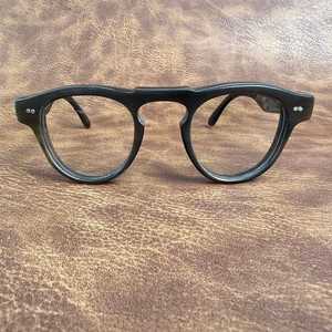 Lunettes rondes modernes en corne de buffle, style artisanal naturel, faites à la main, écologiques, HASAN CRAFT HC-0001, réglables, art et objet de collection - Product Image 1
