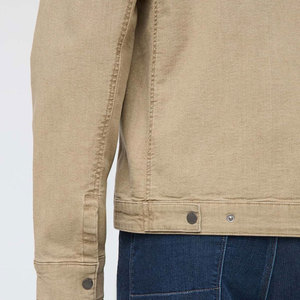 Blouson bomber en toile imperméable de couleur unie, style zippé, vente en gros à prix abordable pour la vente en ligne - Product Image 6