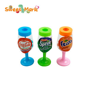 Copa de <span class=keywords><strong>vino</strong></span> colorida con sabor a fruta en forma de Soda Candy Toys con caramelo prensado - Product Image 4