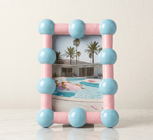Resin Bubble Photo Picture <b>Frame</b> Customizable Color Unique <b>Design</b> for Home Office Tabletop & <b>Wall</b> Hanging Display - Product Image 2