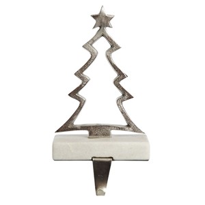 Soportes para Calcetines Navideños de Aluminio Plateado con Forma de Reno, Ganchos Metálicos para Chimenea, Decoración para el Hogar a Bajo Precio - Product Image 4