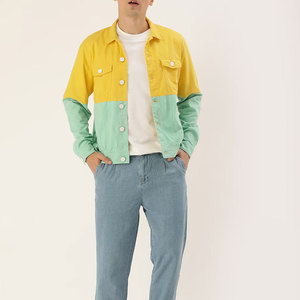 Breathable <b>Men</b> <b>Denim</b> <b>jacket</b> winter <b>jacket</b> Top Selling Winter Canvas Stand Collar Customized Color Size OEM/ODM <b>Jacket</b> For <b>Men</b> - Product Image 4