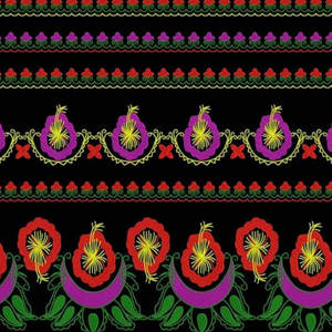 Vestido Tradicional de Chuuk, Estilo Micronesio, Faldas Pohnpei, Nuevo Diseño con Bordado de Flores y Estampado, Falda de Tela de Poliéster para Mujer - Product Image 5