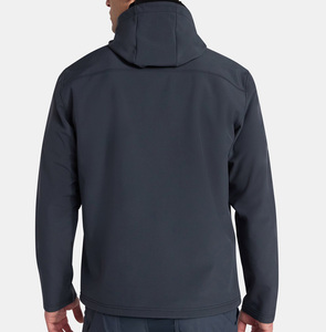 Men's Waterproof Windproof Knitted Bomber <b>Jacket</b> with Stand Collar Zipper Closure Seamless Sporty Style Outerwear - Product Image 4