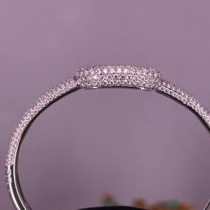 Montre mécanique pour homme avec mouvement automatique CN 41 mm, entièrement sertie de diamants, en acier 904L, en carbone-silicium, en moissanite, avec logo personnalisé - Product Image 5