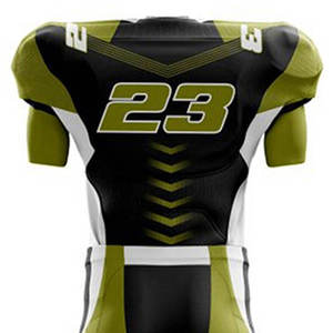 Ensemble Maillot et Pantalon de Football Américain Personnalisé par Sublimation Unisexe Ajusté avec Nom d'Équipe 23 – Anti-humidité et Respirant - Product Image 6